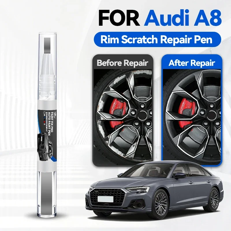 

Ручка-корректор для ремонта лакокрасочного покрытия Audi A8 2002-2025 D3 D4 D5, средство для удаления царапин, аксессуары для авто, черный, белый, серебристый