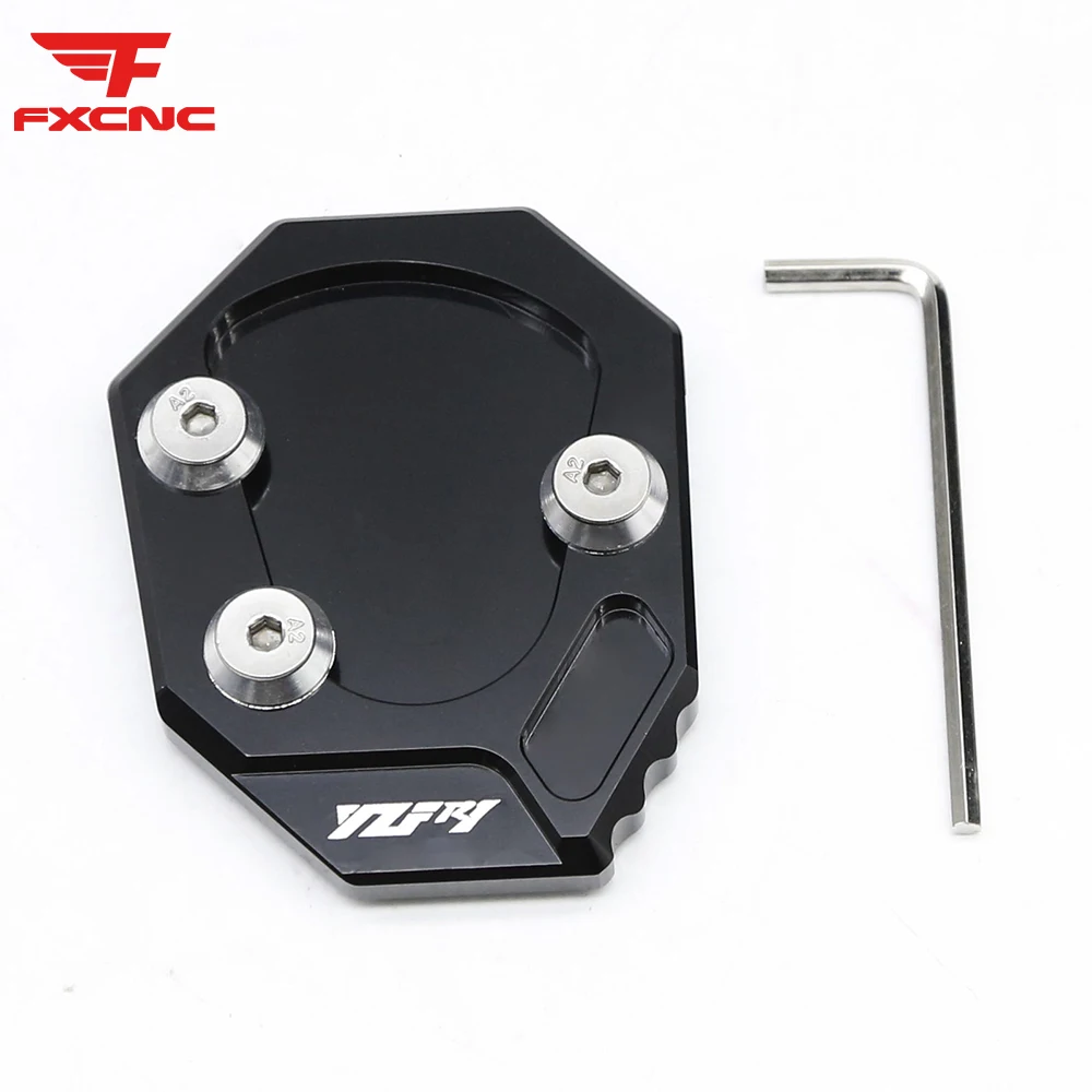 

For YAMAHA YZF R1 YZF1000 2009-2016 Motorcycle Kickstand Side Stand Extension Enlarger Pad Plate