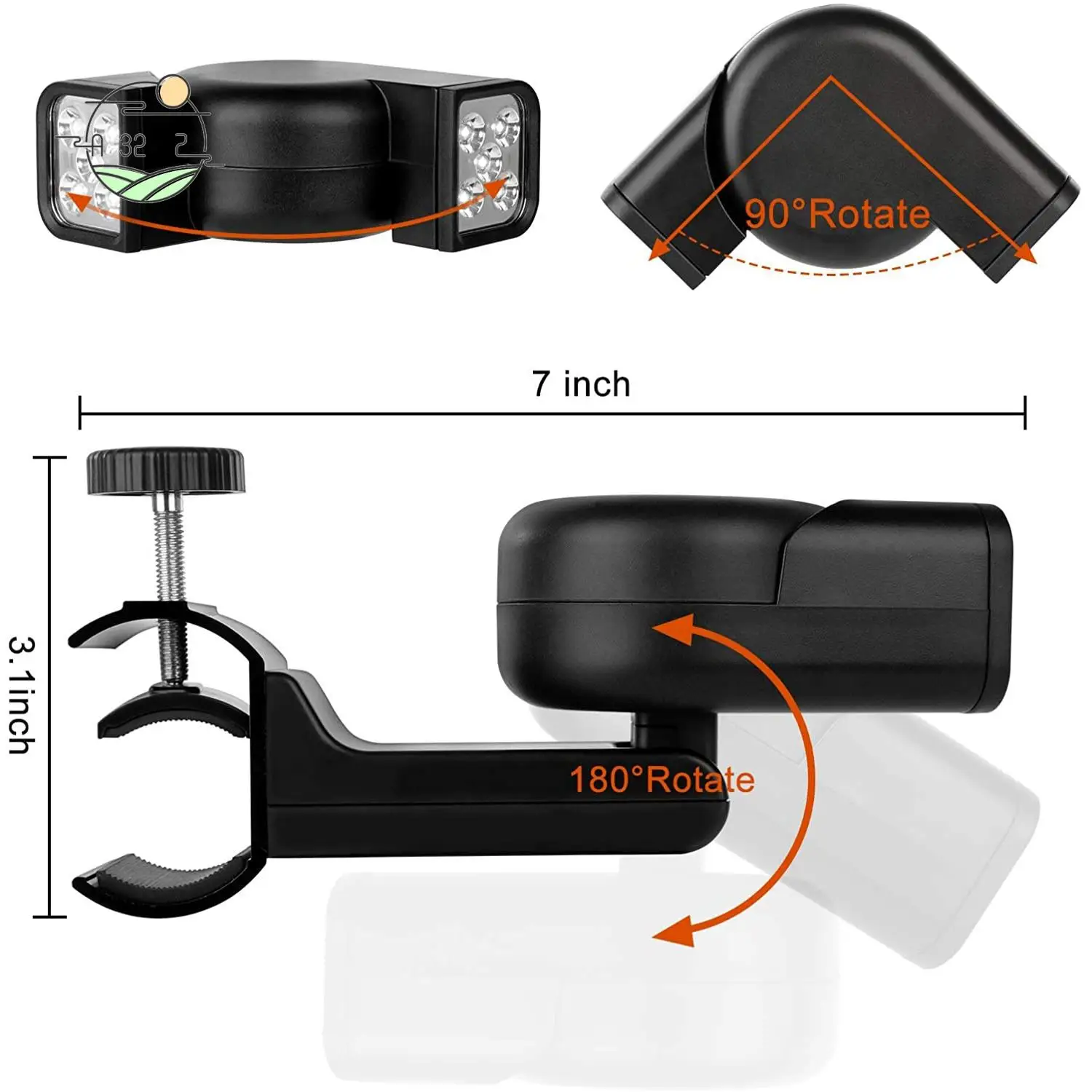 

A32Z-Светильники для гриля для барбекю, водонепроницаемые, пресс-переключатель и 10 супер-ярких светодиодных ламп для барбекю, термостойкие и гибкие светильники