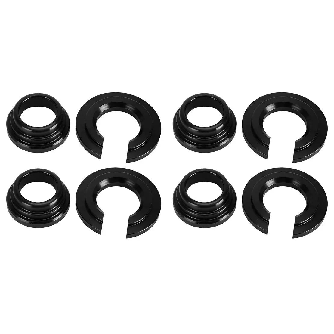 

100715-RD Комплект втулок задней рамы, комплект воротников, подходит для Nissan Maxima 300ZX 240SX 180SX Silvia Black T6061 Алюминий