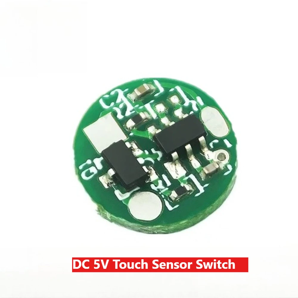 10pcs DC 5V Touch Sensor Switch USB Powered LED Mirror Light Touch Dimmer 10mm Mini Touch Control Module