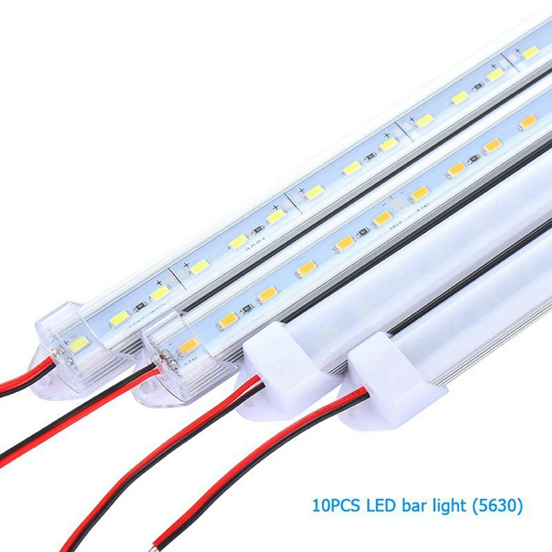 5pcs 12V LED Strip Lights for Night Market, 24V Battery Car Light Tube-ABFB