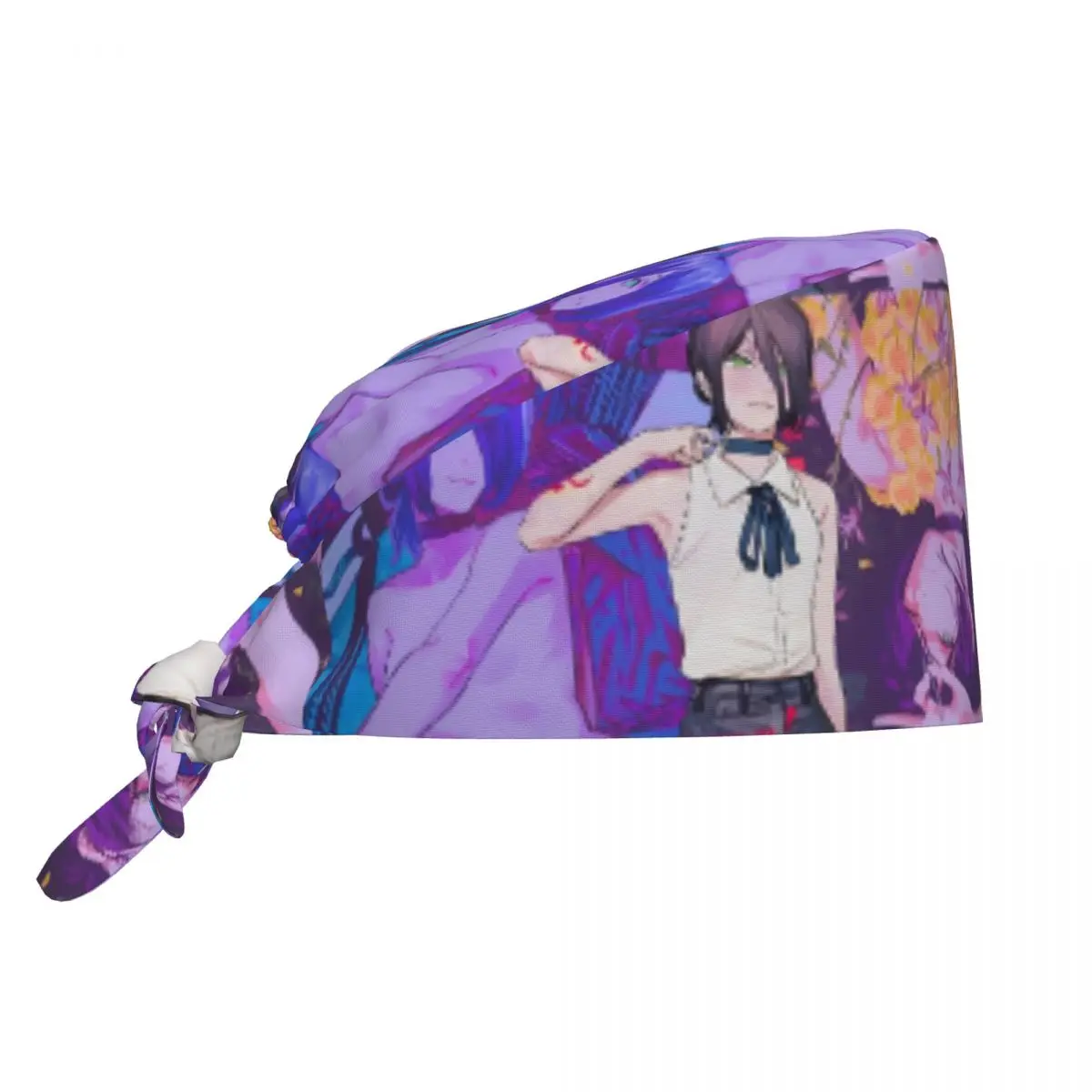 Motosierra hombre Reze belleza mascota veterinario gorra quirúrgica Anime Manga mascota cuidado enfermería trabajo sombreros gorra Vintage hombres mujeres bata sombrero