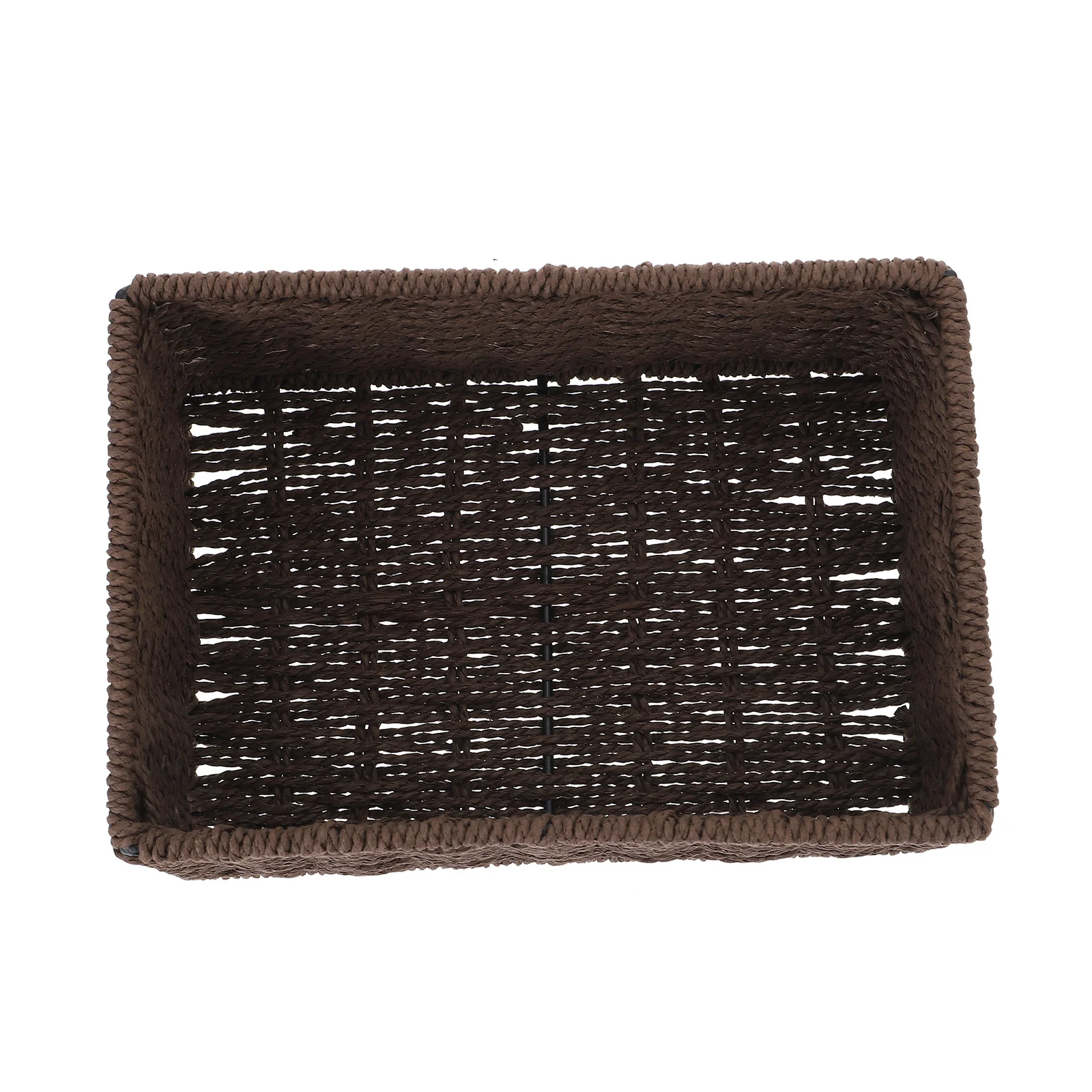 

Stylish Woven Baskets for Storage Strong Paper Rope Construction Long-Lasting Use in Bedroom Living Room Desktop Sundries