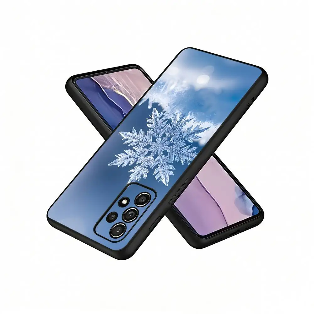 

Beautiful Snowflake Case For Samsung A21 31 51 53 71 20 22 30 32 42 50 10 11 4G 5G Cover