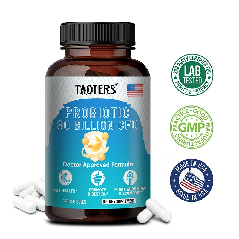 

90 Billion CFU Probiotics - Daily Digestive Gut Health Supplement for Men and Women, Boosts Immune System, Boosts Digestion