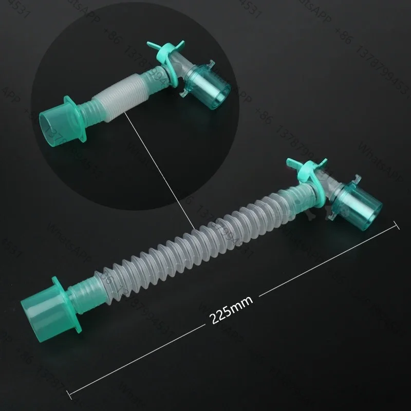Sterile Anesthesia Breathing Circuit Thread Extension Tube Retractable Suction Tube Multifunctional L-shaped Rotary Joint