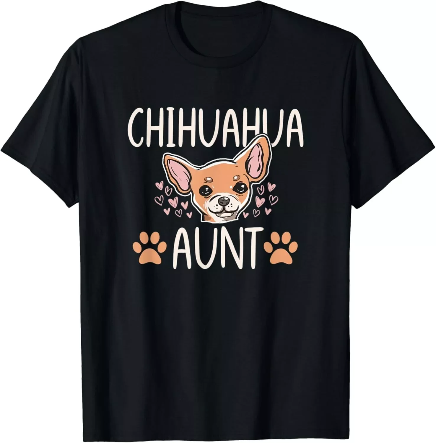 Chihuahua Mom Aunt Funny Dog Lover Puppy Owner Gift Men's Unisex T-Shirt S-5XL