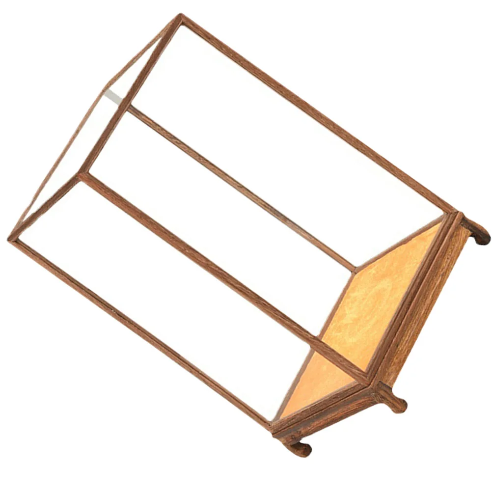

Glasswooden Frame Transparent Display Box For Antiques Collectibles Storage Home Decor Organizing Case