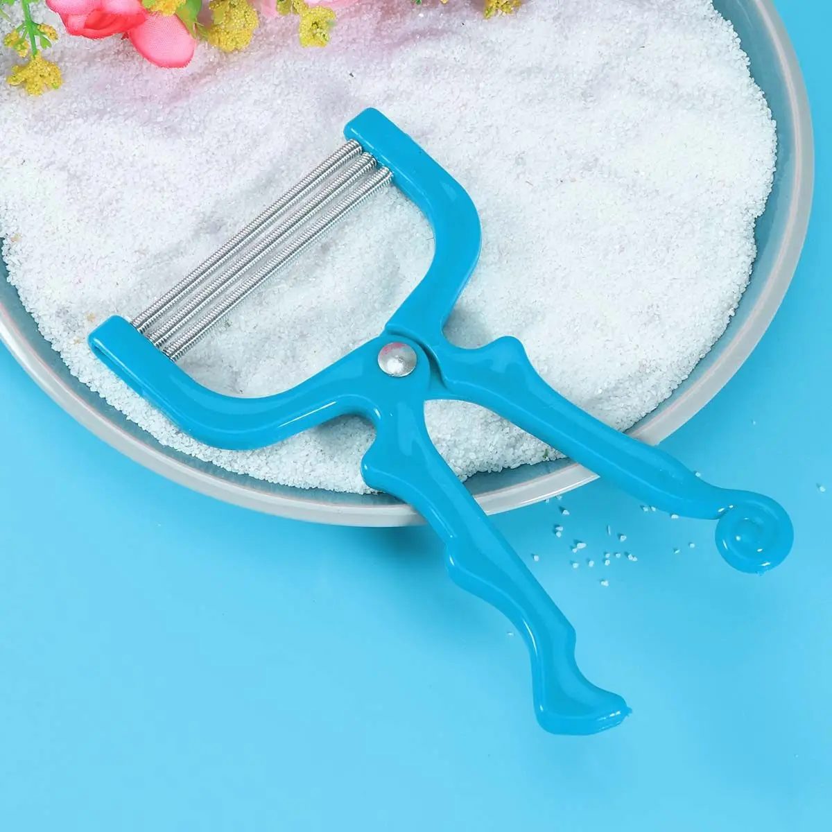 

Manual Facial Hair Remover Stainless Steel Spring ABS Handle Facial Hair Threader Epilator Lightweight Beauty Tool for Face