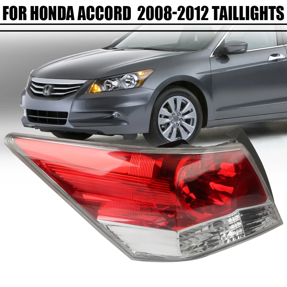 Left/Right Side Tail Lamp For HONDA ACCORD 8th CP1/CP2/CP3 2008 2009 2010 2011 2012  Rear Tail Light Brake Lamp with