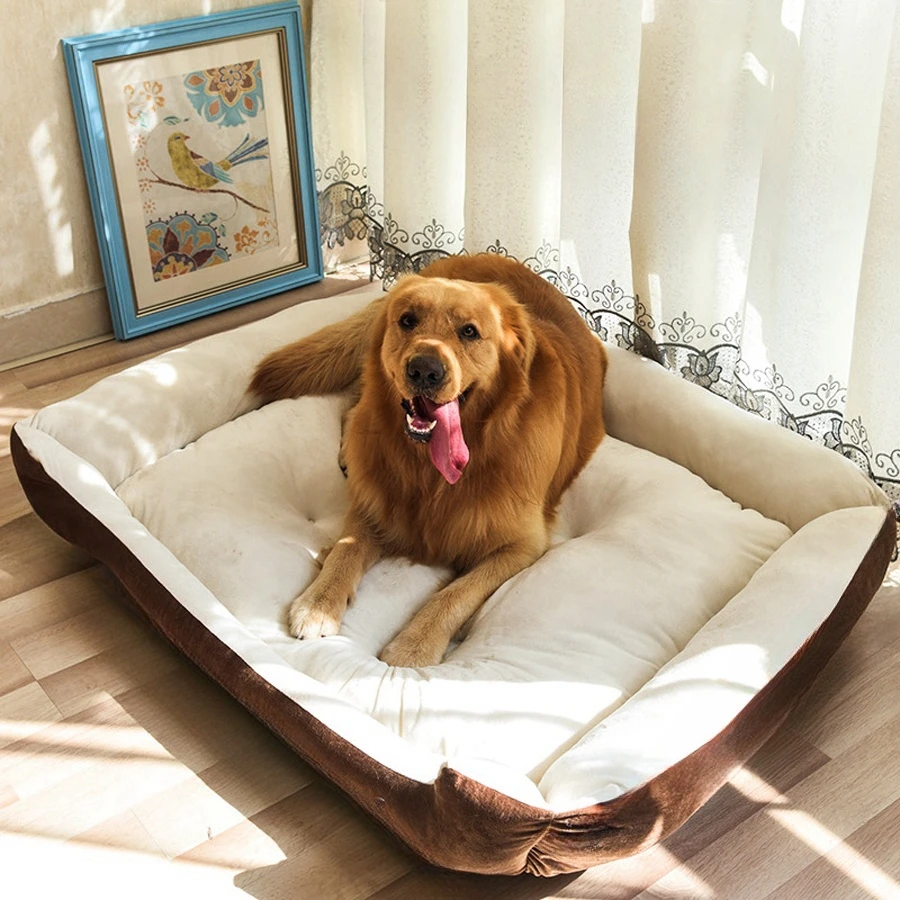 

Plus Size Dog Beds Washable Warm Comfortable Cat Bed Medium Large Dog House Soft Fleece Puppy Sofa Bed Nest Pet Dog Kennel Mat