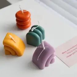 Geometric Candle Silicone Mold Soap Mold Diy Handmade Candle Making Gypsum Resin Mold Home Decoration