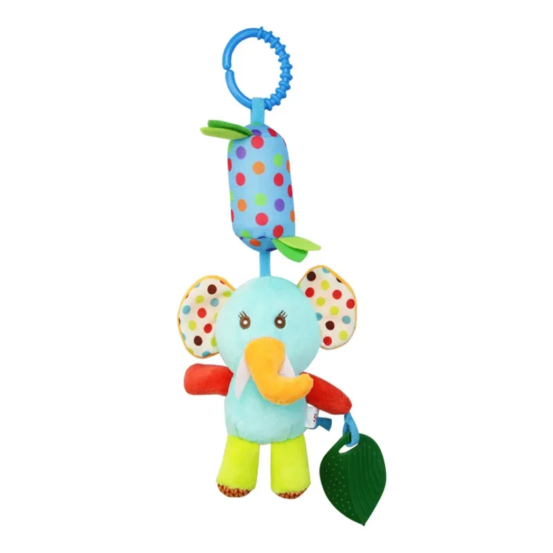 Choca Coelho Animais para bebê recém-nascido, Grab Ability Training Toys, Cama infantil, Sino Suspenso, Bonecas de pelúcia para criança, 0-12 meses