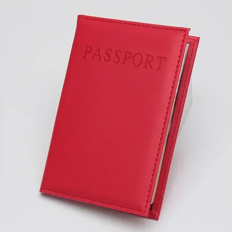 Hochwertige Englische PU-Leder Passhülle Dokumentenmappe Reisepass-Etui Ausweishülle Reisezubehör