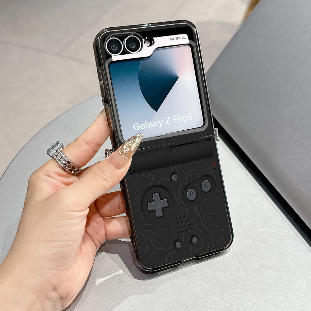 Classic game console Metal Connector Phone Case for Motorola Razr 40 50 60 Ultra Candy Color Soft TPU Cover - view 3