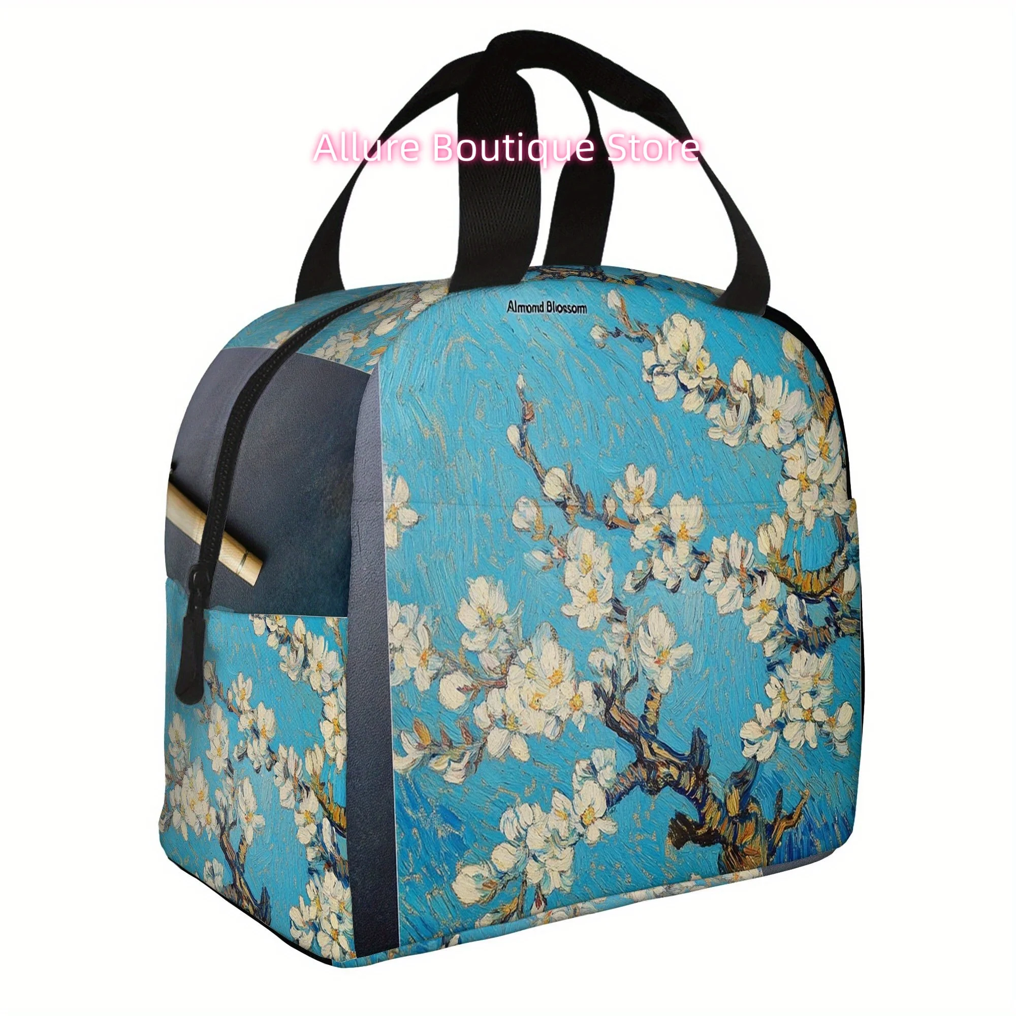 

1pc an Artistic Clipboard Featuring a Floral Pattern, Along with a Thermal Insulated Bag That Is Not Intended for Food Contact.