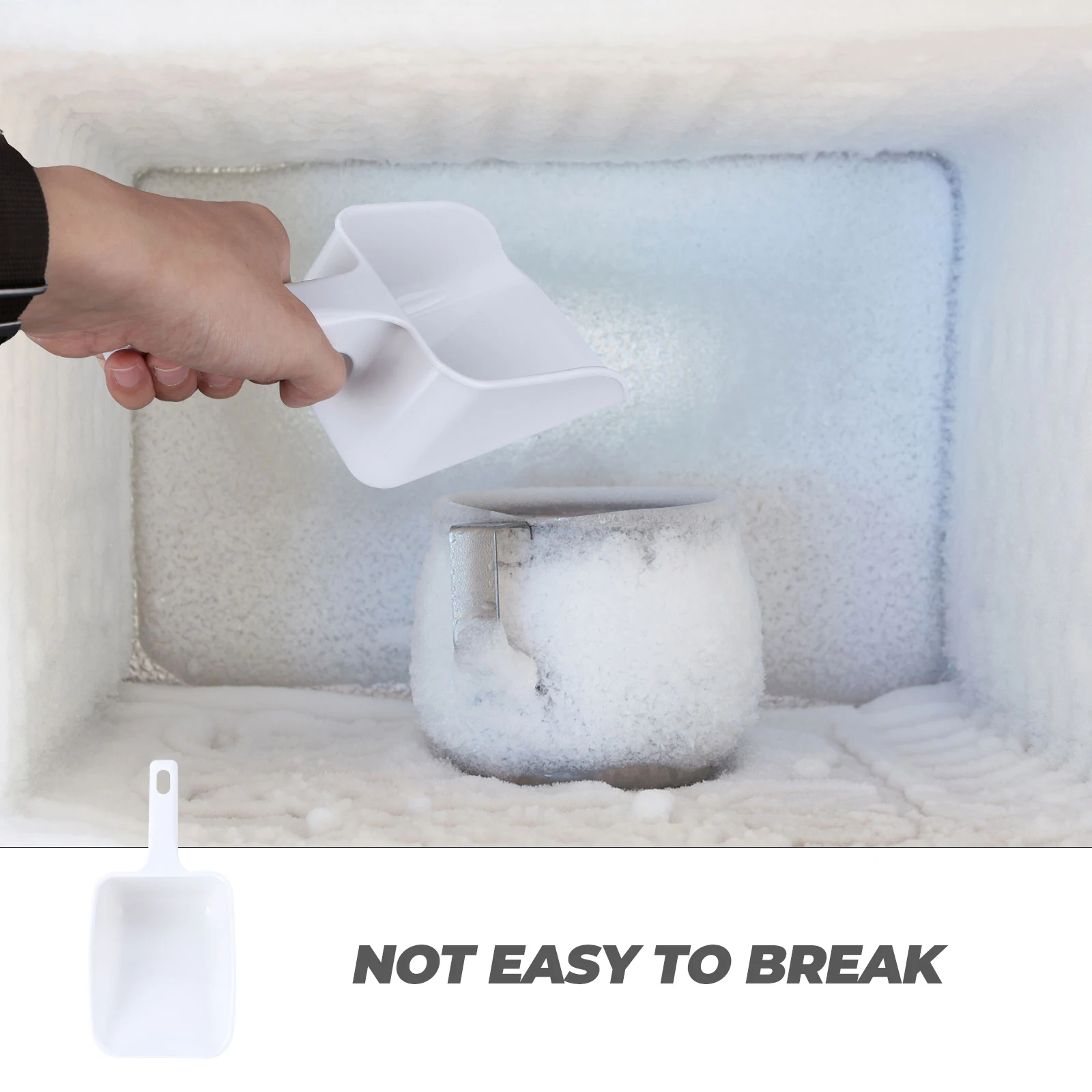 

1Pcs Refrigerator Deicing Shovel Ice Scraper Effective Ice Removal Tool Home Freezer Scoop Ergonomic Handheld