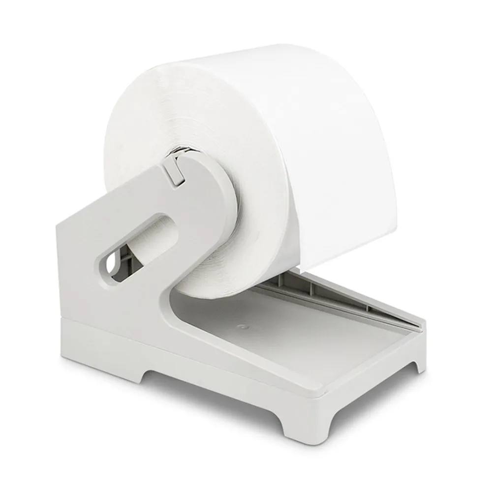 1Pcs Multi-Function Label Holder Dual Use External Roll Fan-Fold Paper Holder Compatible with Desktop Label Printer