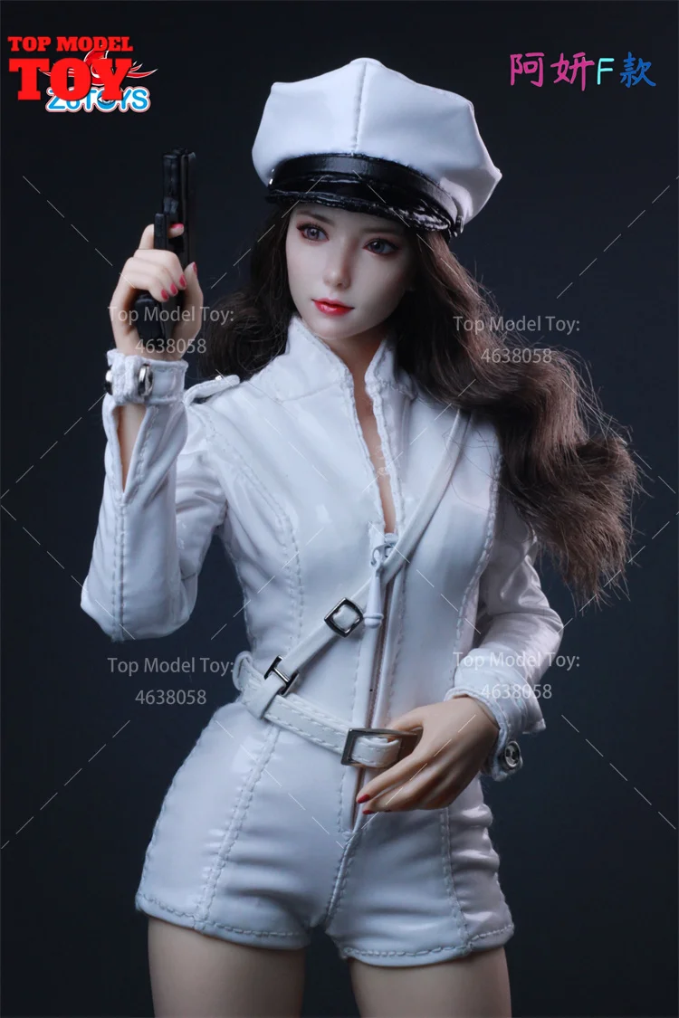 Z6TOYS ZC018 1/6 Asian Youth Beauty Moveable Eyes Head Sculpt PVC Model Fit 12'' TBL Female Soldier Action Figure Body Dolls