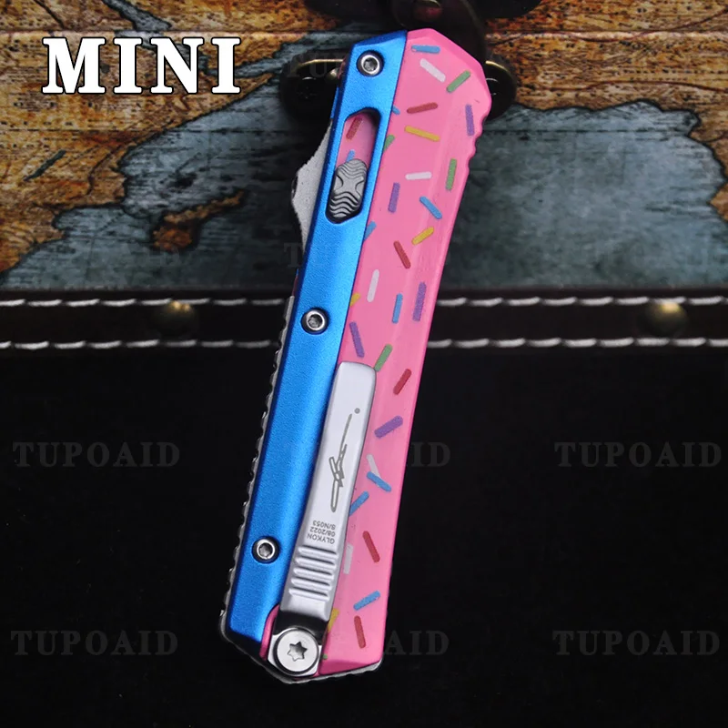 

Micro Glykon OTF TECH Mini/Large Snake GodDonut Pocketknife Camping Hiking Travel Knife Zinc Alloy Handle Utility EDC Tools