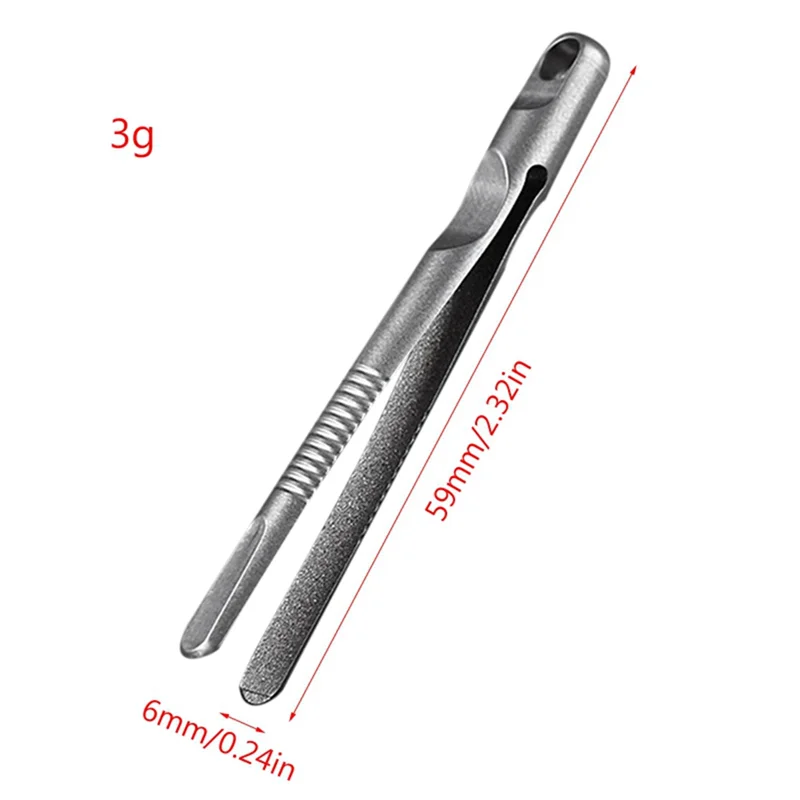 ABLU-1 PCS TC4 Tweezers Outdoor Mini Tweezers Compact Tool CNC Plus Tool Holder Tweezers