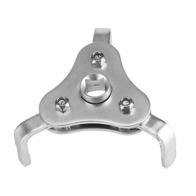Auto Adjustable Two Way Oil Filter Wrench Tool with 3 Jaw Remover Tool for Cars Trucks Repair  60-120mm New