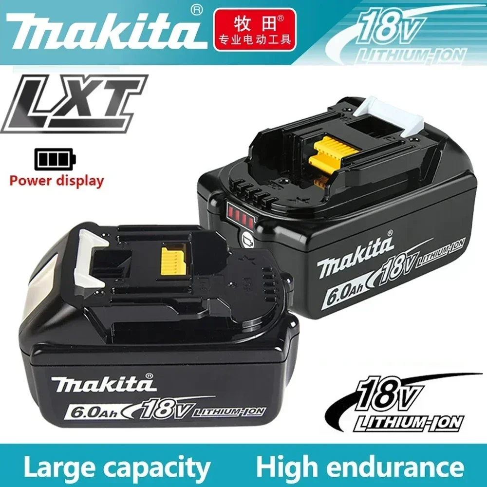 

New Makita 18V Battery 6Ah BL1860 BL1850B BL1850 BL1840 BL1830 Screwdriver Replacement Power Tool Rechargeable Batteries