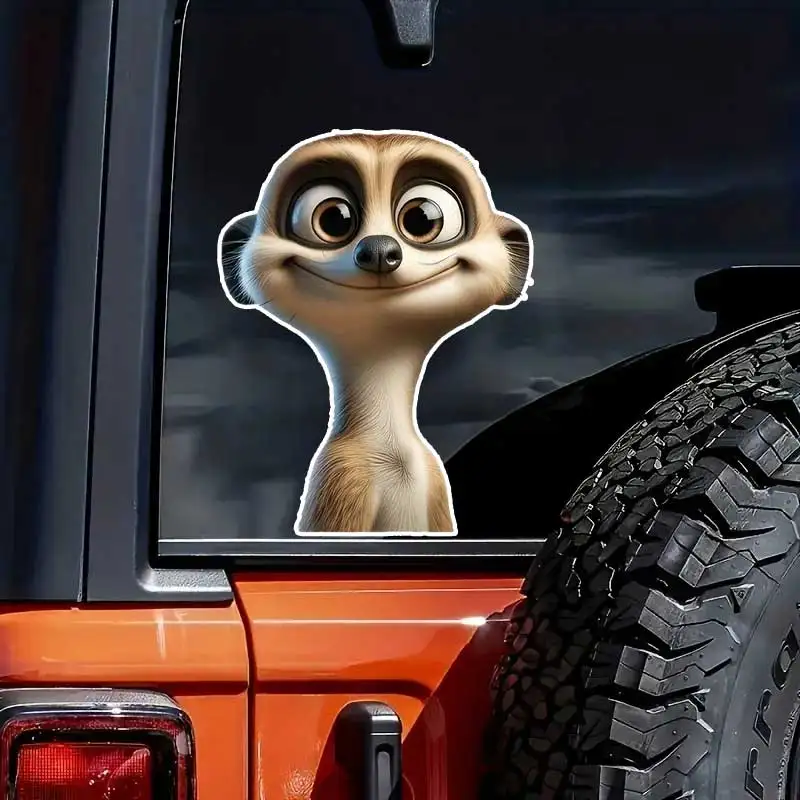 

Meerkat Animal To Look at Car Sticker Vinyl Decal Waterproof Rear Window Motorcycle Camper Bumper Truck Laptop Decoration SH1060