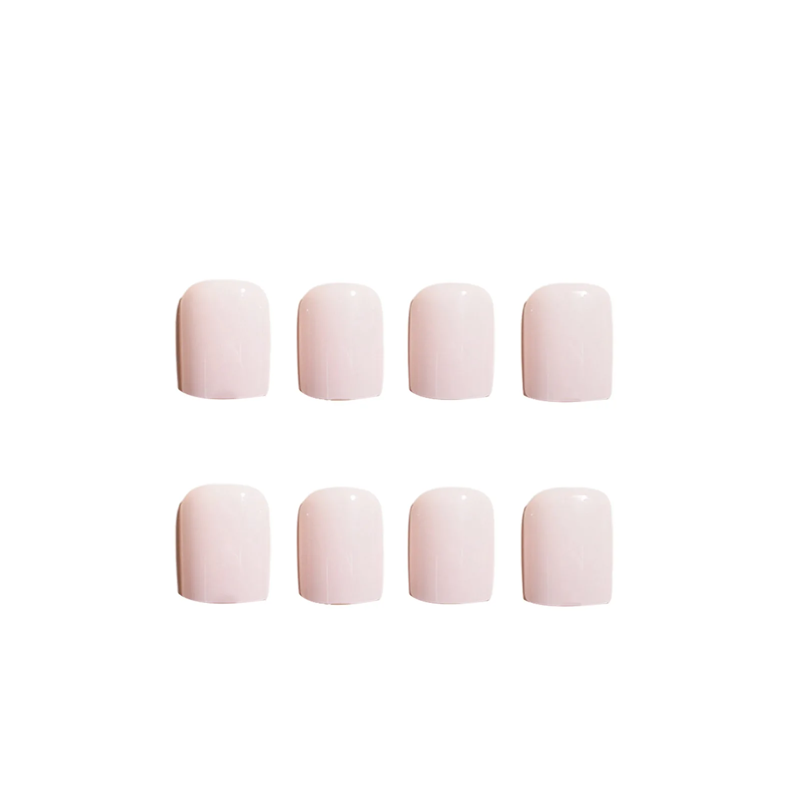 Solid Color White False Nails Safe and Scratch-Resistant Non-Toxic Nails for Professional Art Nail Salon