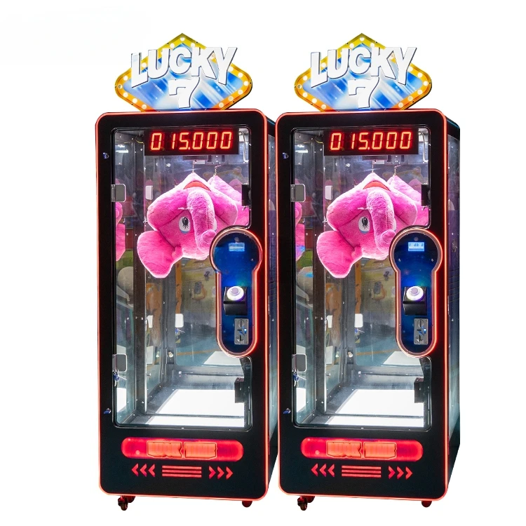 Popular Lucky 7 Cut Ur Prize Game Plush Toy Arcade Claw Crane Machine For Sale UK Cutting Machine