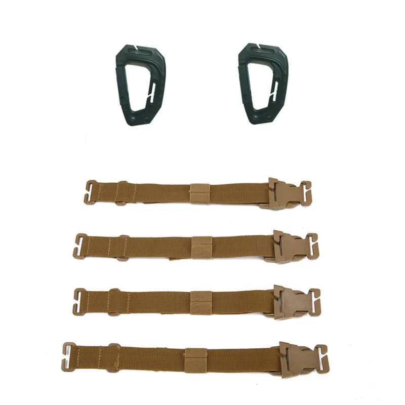 4 Pcs MOLLE Tactical Straps Adjustable Backpack Straps Attachment Webbing
