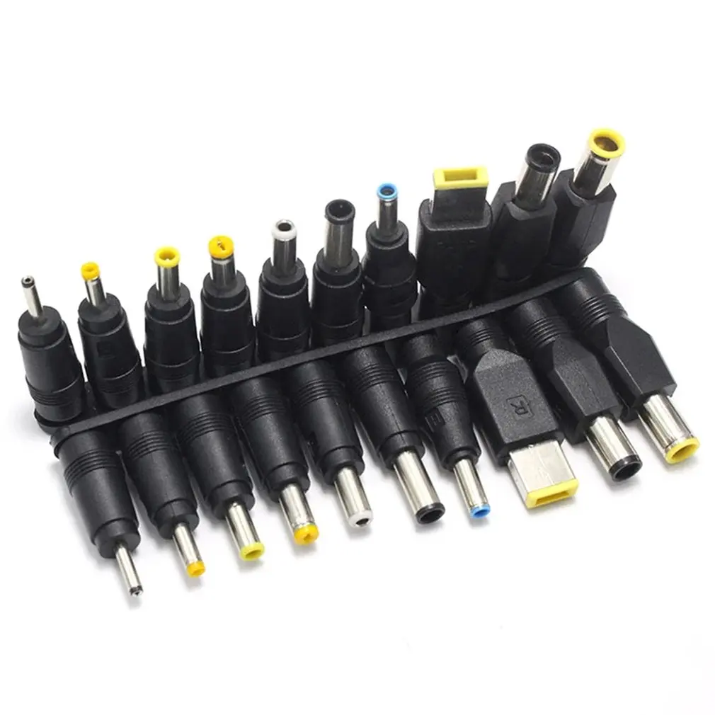 10PCS DC Power Charger Supply Adapter for Notebook Laptop Universal Connector Jack to Plug Charging Wholesale Dropshipping