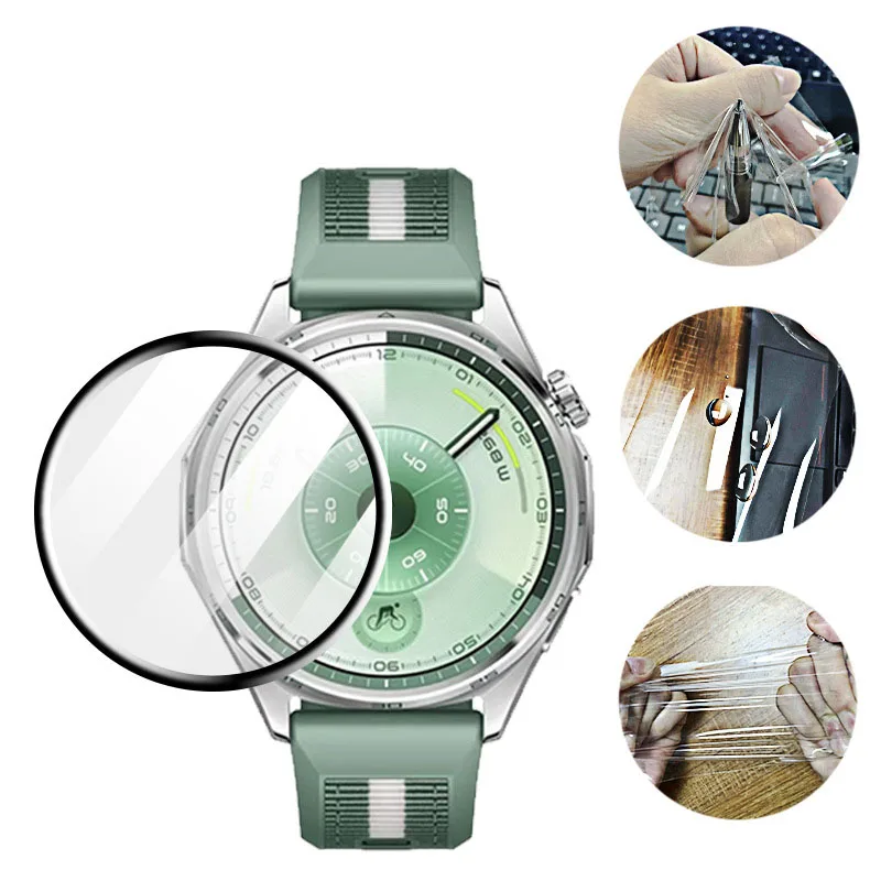 2Pcs Screen Protector for Huawei Watch GT6 GT 5 GT4 Pro 46mm 41mm Runner Tempered Glass TPU Protective Screen Film Guard - view 5