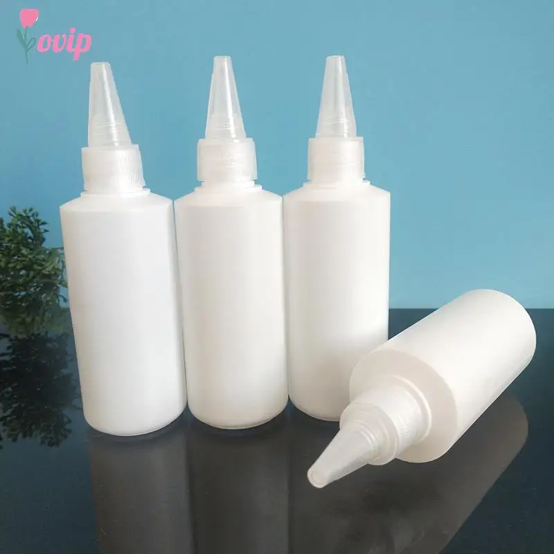 50ML Wholesale Eyes Ear Liquid Dropper Refillable Bottles Empty Plastic Squeezable Travel Paint