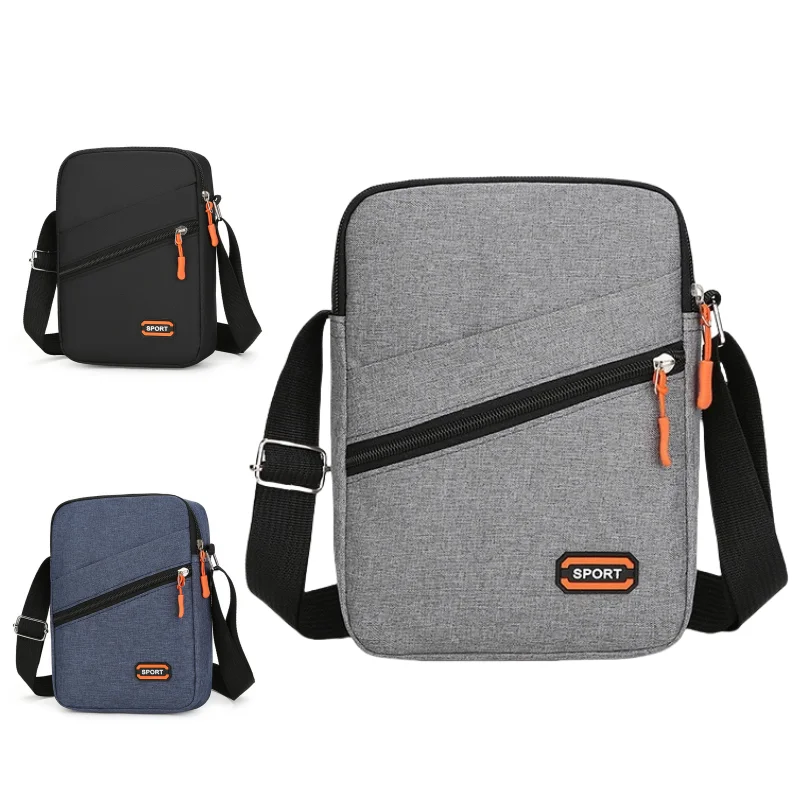 

Новая минималистичная мужская сумка через плечо, многофункциональная сумка на одно плечо большой вместимости, повседневная и универсальная маленькая сумка через плечо