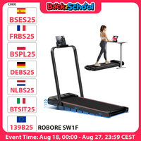 ROBORE SW1F Walking Pad with 9% Incline, 12KM/H, 2.5HP Brushless Motor, 136kg Capacity, Folding Under Desk Treadmill for Home
