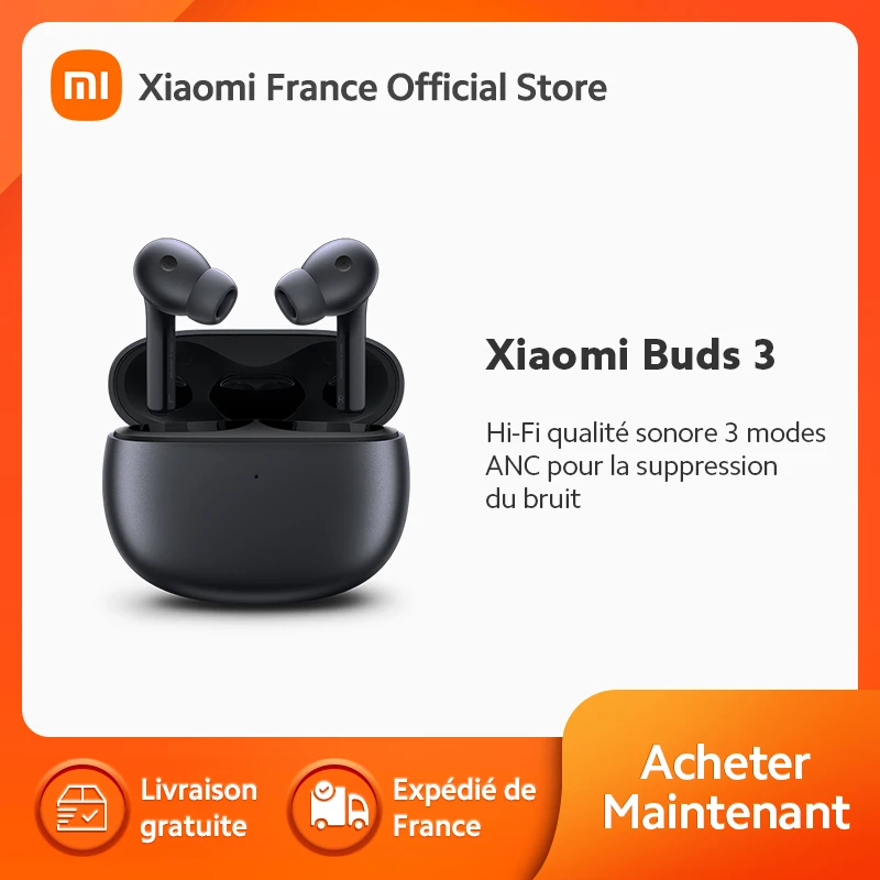 [Official] Xiaomi Buds 3 | Hi-Fi qualité sonore, 3 modes ANC pour la suppression du bruit