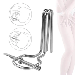 Metal Adjustable Anal Plug Anus Dilator Vaginal Speculum Waterproof Stainless Steel Sex Toy For Adult Sex Masturbator BDSM Toys