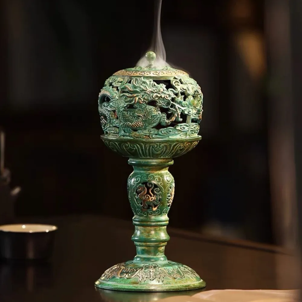 Scented incense burner - Chinese style high-end incense burner recommended gift friends beautiful and high-end decorative item 4