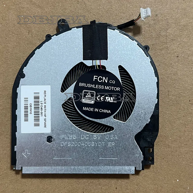 Laptop CPU Cooling Fan For HP Pavilion x360 15-DQ 15-DQ0953CL 15-DQ1003CA 15-DQ1018NA 15-DQ1052NR 15-DQ0853CL L51349-001 5V 0.5A