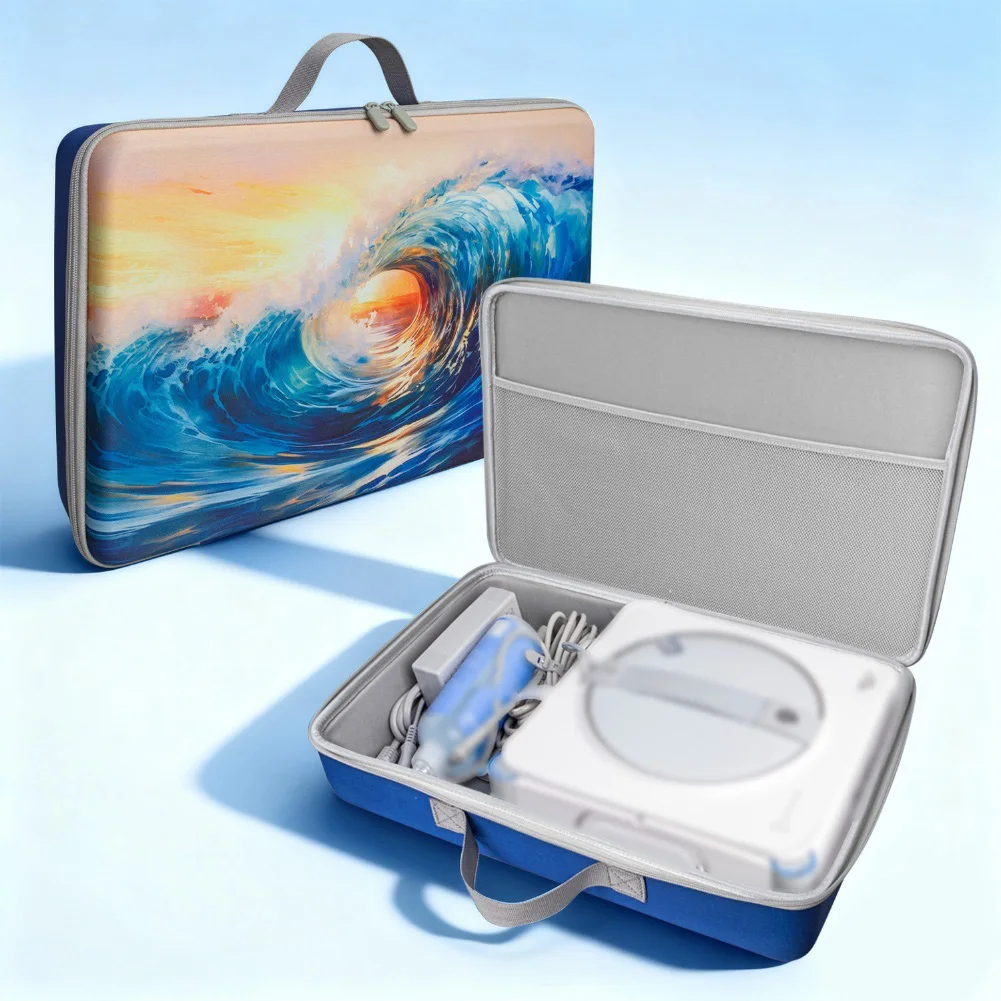 Storage Bag for Ecovacs W1SW2S Cleaning Robot - EVA Material Case Supporting Clean Storage and Portable Operation