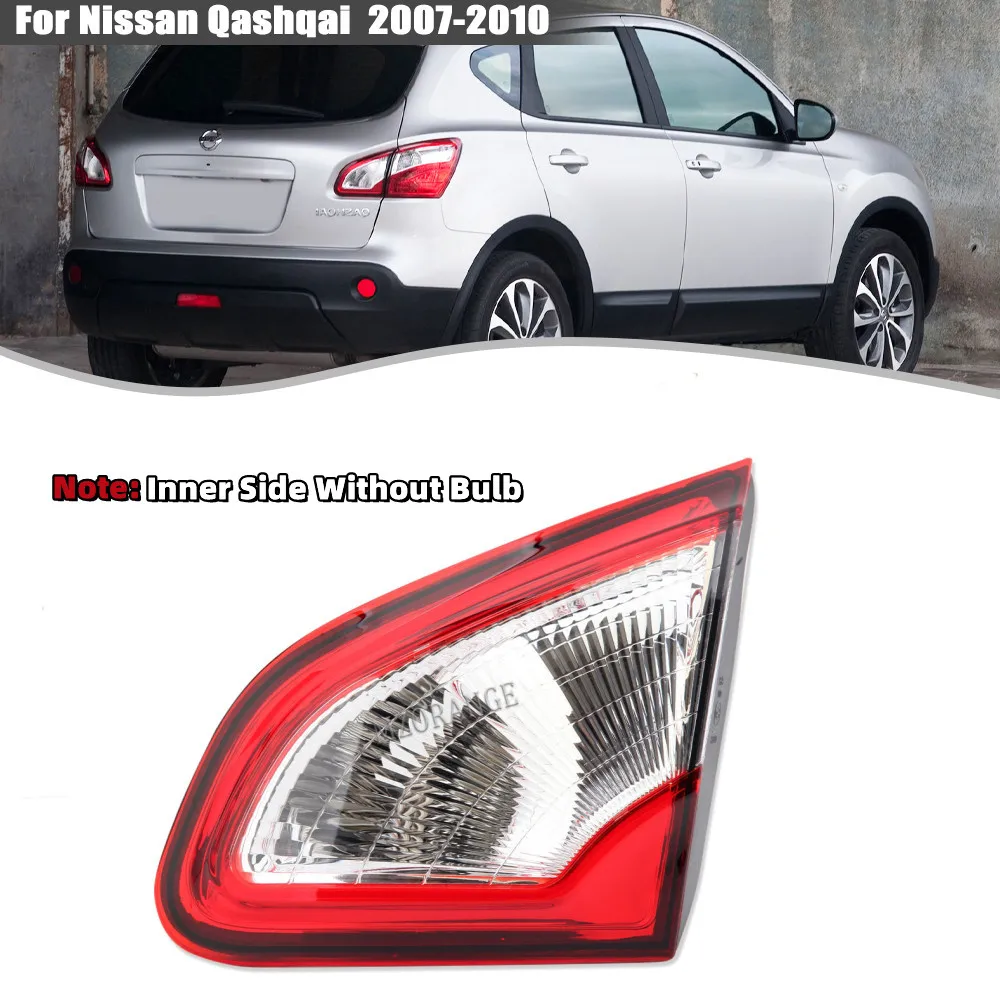 Auto Buitenste Achterlicht Voor Nissan Qashqai 2008-2015 EU Versie Rem Mistlamp Accessoires Auto Waarschuwing Running licht