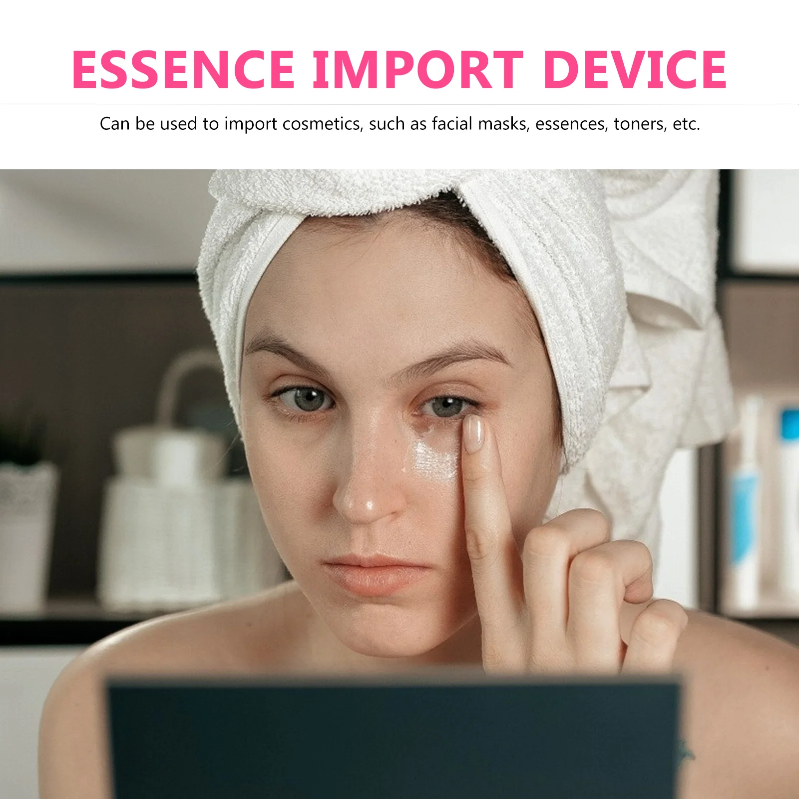 1 pz rullo per la pelle degli occhi rullo per massaggio viso portatile per l'importazione di cosmetici crema per gli occhi essenza dispositivo per la cura della pelle di bellezza