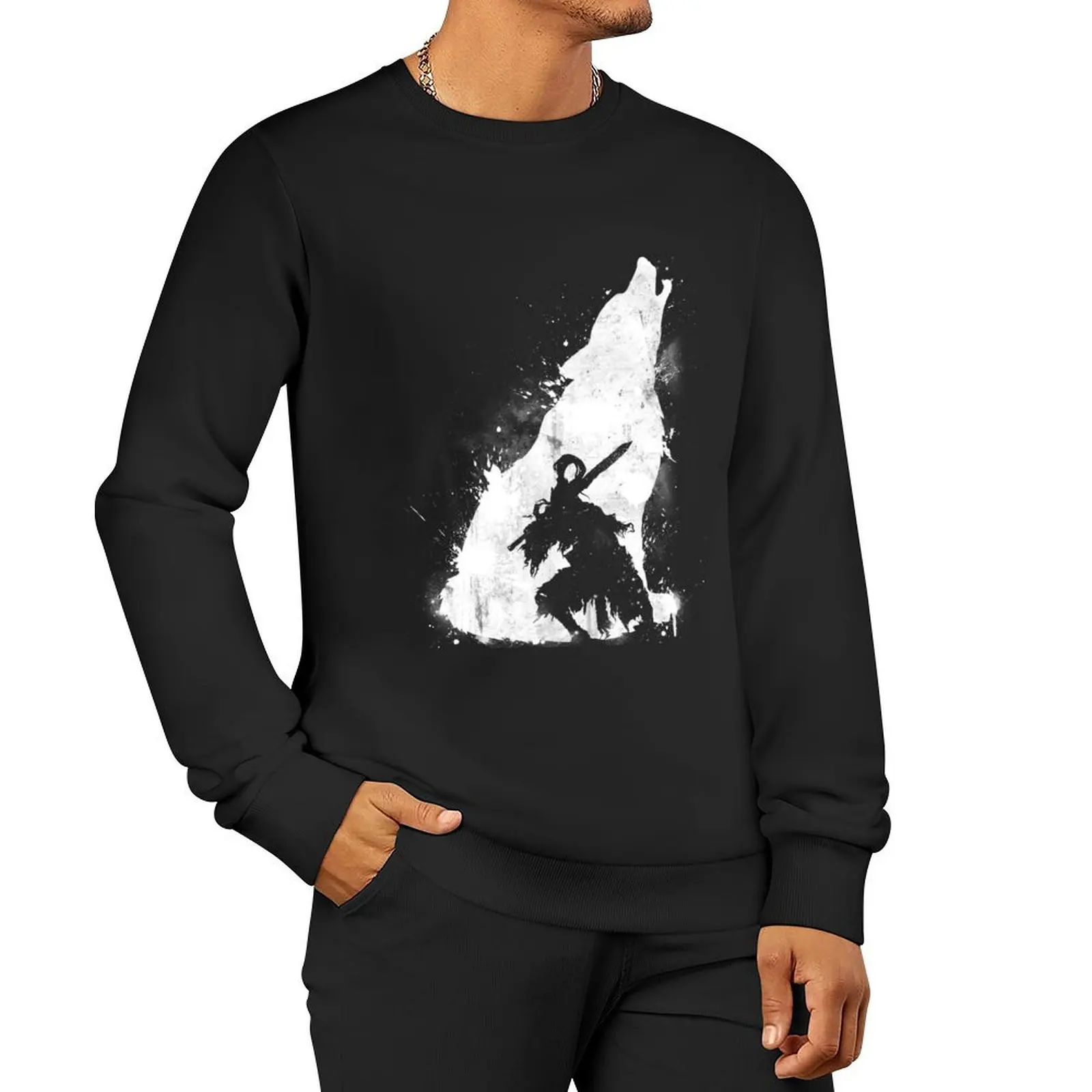 

Abyss Warrior Sweatshirt fashion men graphic t shirts men autumn sweatshirt