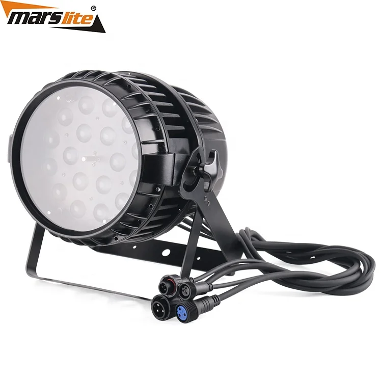 High Quality 18pcs 10w Rgbw Dmx512 Par64 Ip65 Led Par Zoom Waterproof Led Par Light