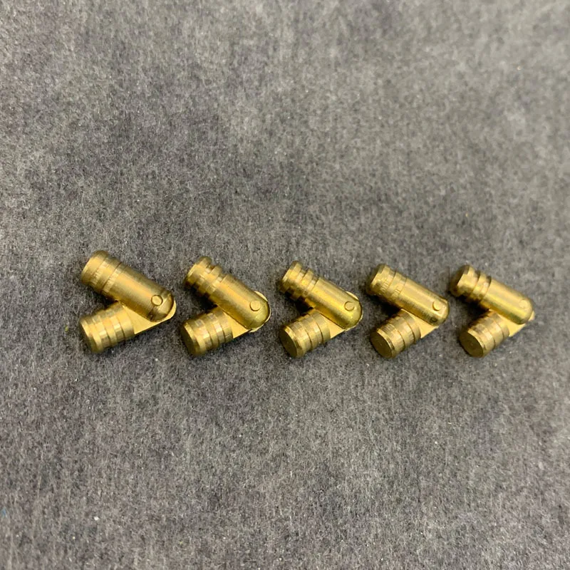 10pcs Solid Brass Jewelry Chest Music Box Wine Wooden Case Hidden Invisible Concealed Barrel Hinge 5mm