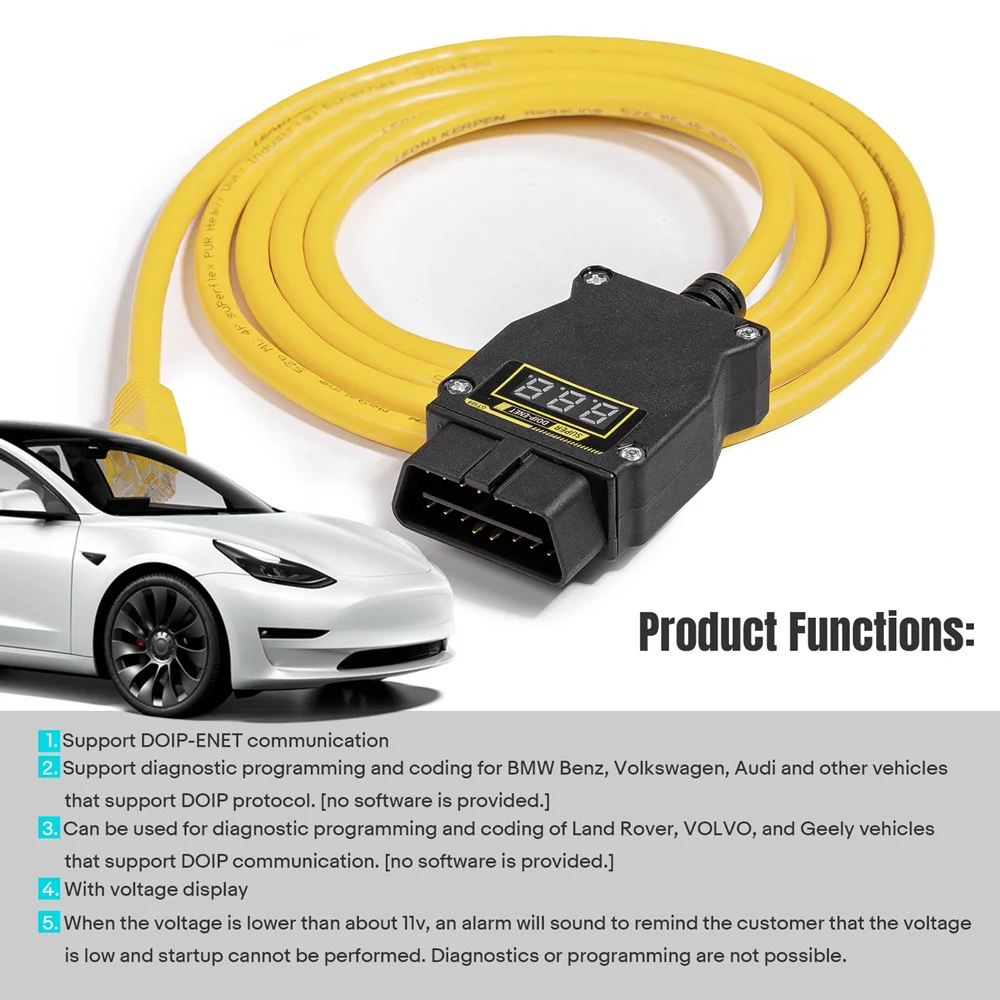 GODIAG GT109 DOIP-ENET Diagnostic Programming Cable