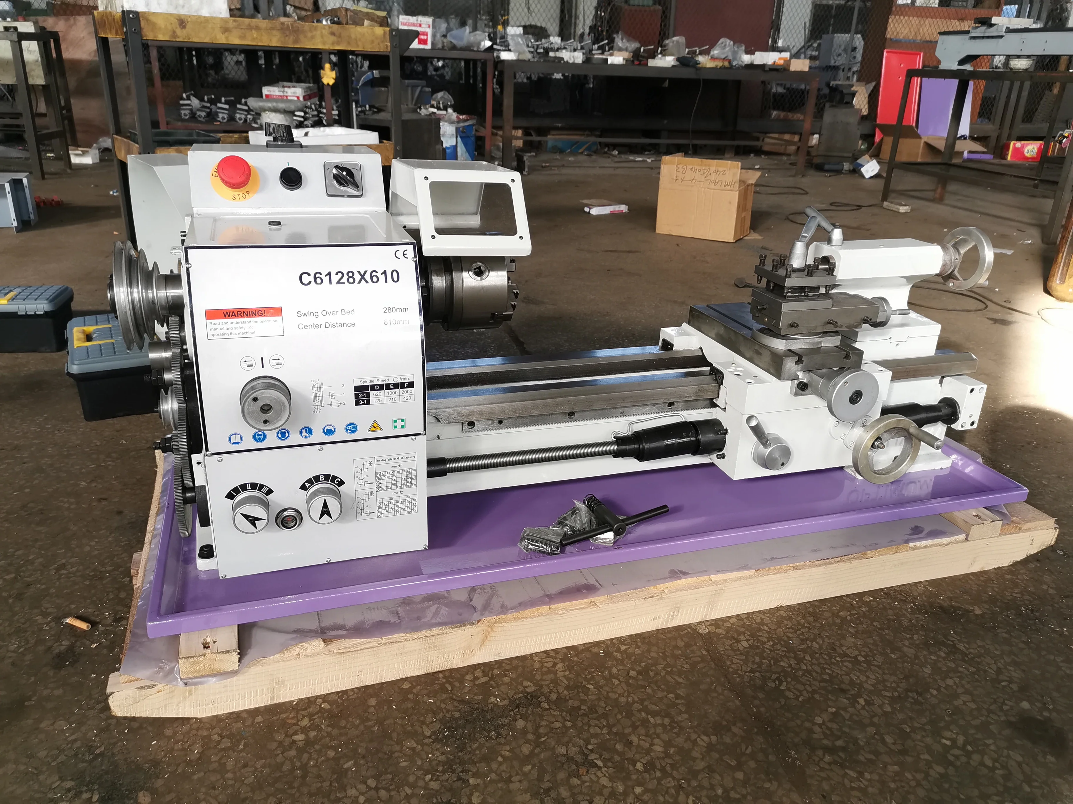 TY1lathe machine C6128 metal bench lathe for sale