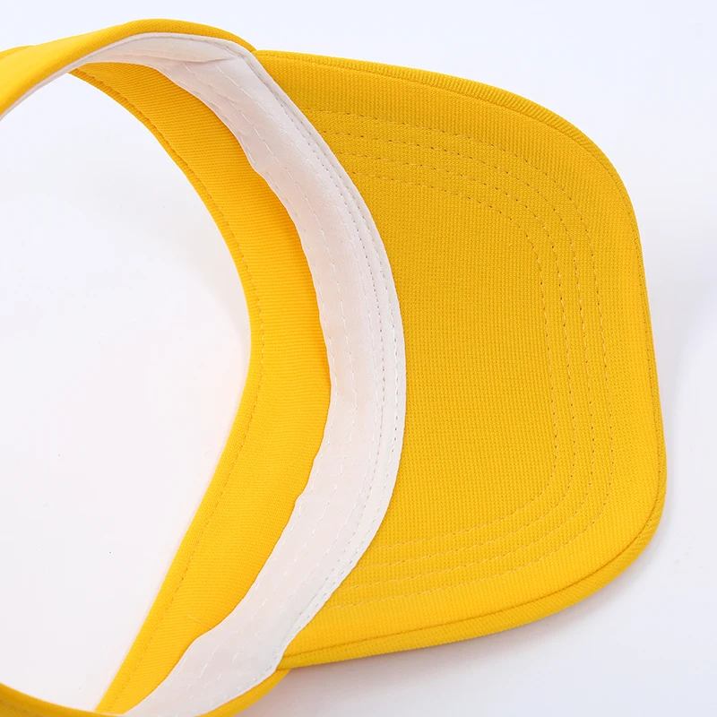 Cappelli con visiera parasole estiva da donna da uomo Top vuoto in cotone solido sport all\'aria aperta cappellini con protezione UV da spiaggia